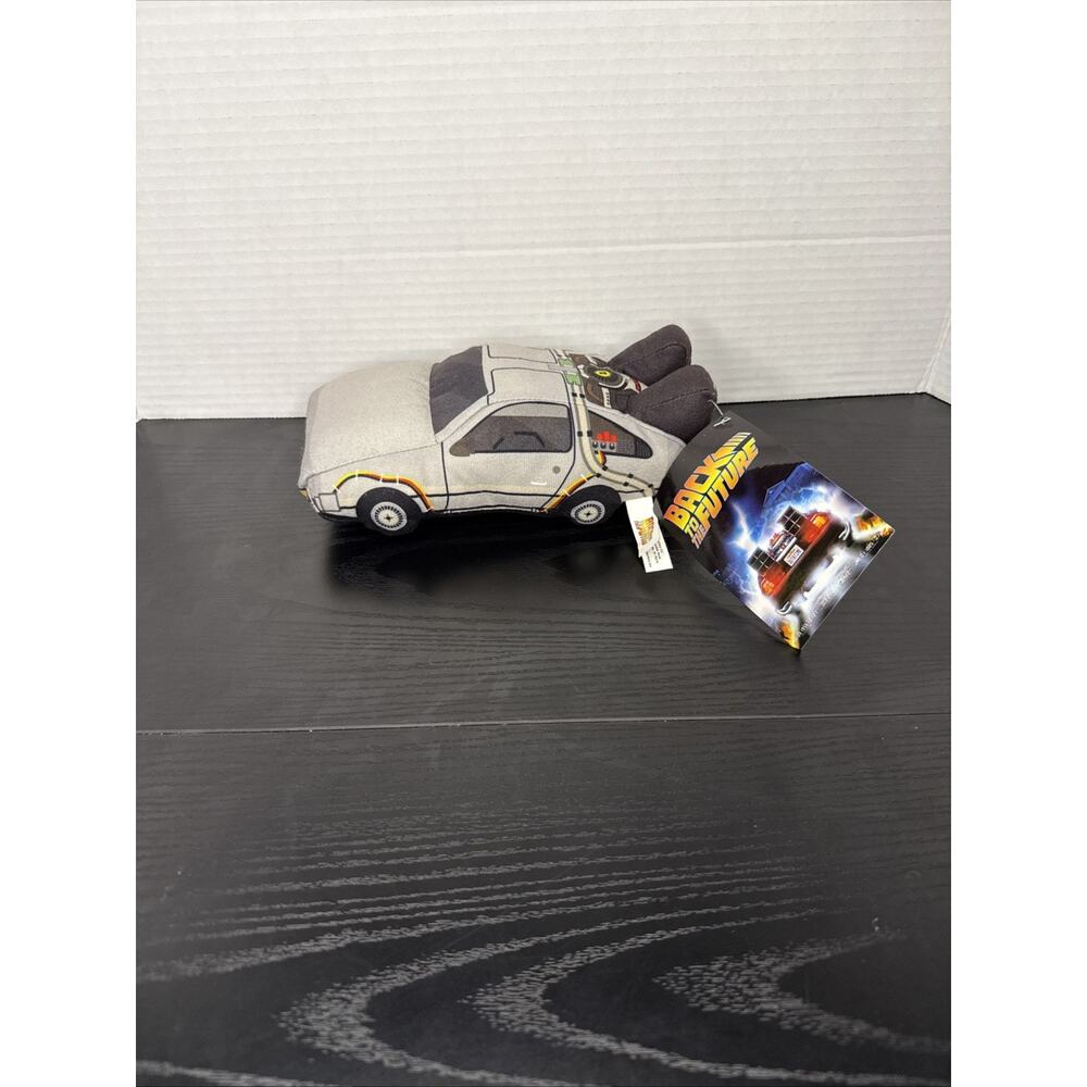 Back To The Future Delorean Car Plush 7" Toy Factory Universal Studios NWT